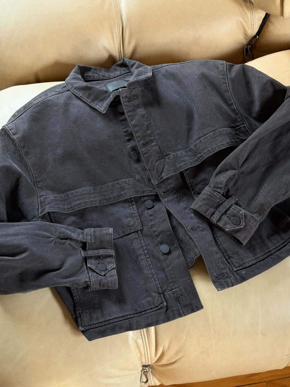 AG |  Women's Black Mirah Militant Denim Jacket